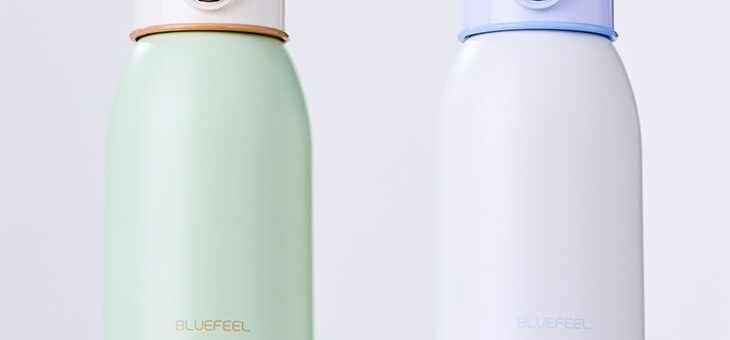 BLUEFEEL コードレス充電式ポータブルケトル Heat100｜コードレスで100℃沸騰! 持ち運べるUSB充電式ケトル、屋外でも設定温度で沸騰